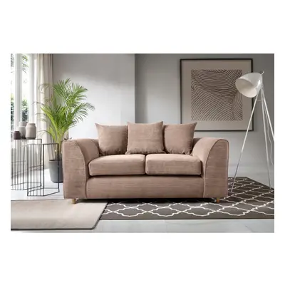 (Brown) Jumbo Cord Seater Sofa