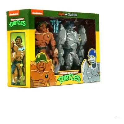 Tmnt Cartoon Tragg and Grannitor Inch Scale Action Figure 2-pack Series Teenage Mutant Ninja Tur