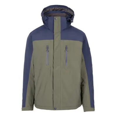 (M, Navy) Trespass Mens Waterproof Jacket Padded Murchan