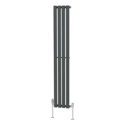 (1600 x 270mm Single) NRG Horizontal Vertical Designer D-shape Radiator Single Double Panel Bath