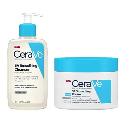 CeraVe SA Smoothing Cleanser 236ml + CeraVe SA Smoothing Cream 340g