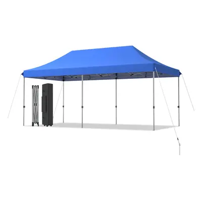 3 x M Folding Tent Canopy Adjustable Height Shelter with Wheel & Bag