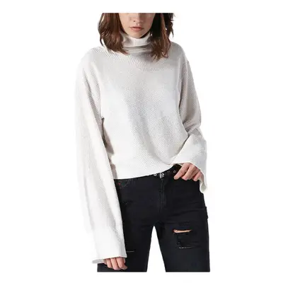 (Off White, XS) DIESEL STELLAR Womens High Neck Jumper