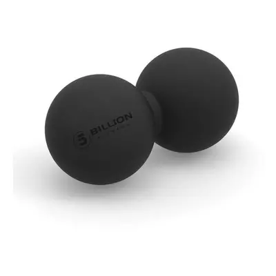 (Black) Double Lacrosse Ball Peanut Massage For Thoracic Spine Upper Back Neck Scapula