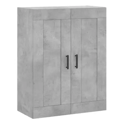 (concrete grey) vidaXL Wall Mounted Cabinet Bathroom Cabinet Cupboard White Engineered Wood