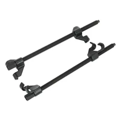 390mm HEAVY DUTY Coil Spring Compressor & Long Reach Arm Hooks Jaw - 1100kg Max