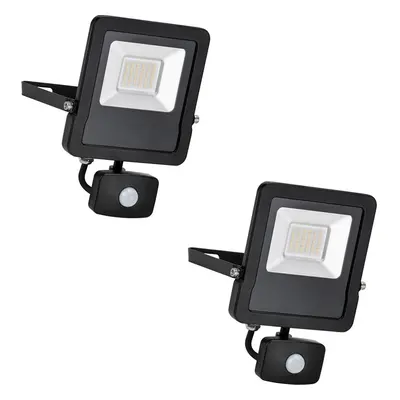 2 PACK Outdoor IP65 Automatic Floodlight - 30W Cool White LED - PIR Sensor