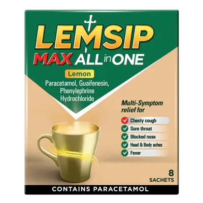 Lemsip Max All in One Lemon Sachets (Pack of 6)