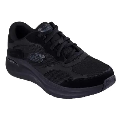 (11 UK, Black) Skechers Mens 2.0 The Keep Patent Leather Arch Fit Trainers