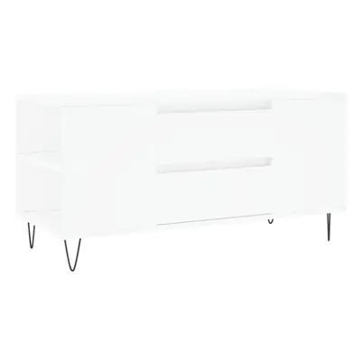 (white) vidaXL Coffee Table Side Table End Accent Telephone Sofa Table Engineered Wood