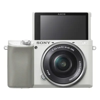 Sony a6100L Mirrorless Camera with 16-50mm Lens - White