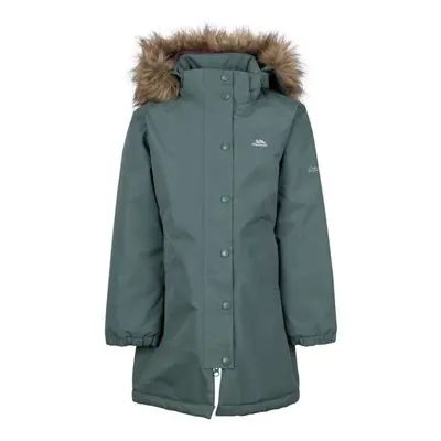 (7-8 Years, Spruce Green) Trespass Girls Astound TP50 Waterproof Jacket