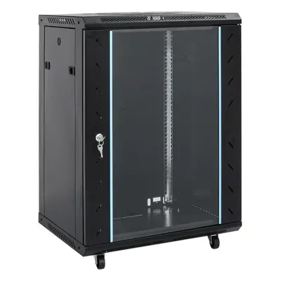 (black, x x mm) vidaXL Network Cabinet with Feet Office Server Rack Data Cabinet 19" IP20