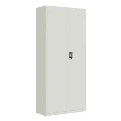 (light grey, x x cm) vidaXL Office Cabinet Steel Filing Storage File Cabinet Cupboard Under Desk