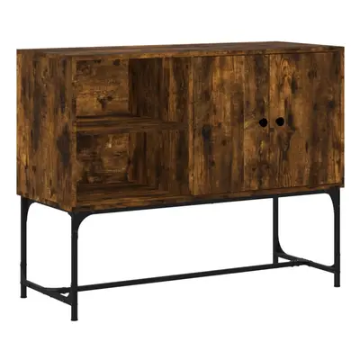 (smoked oak) vidaXL Sideboard Storage Cabinet Buffet Side Cabinet Cupboard Engineered Wood