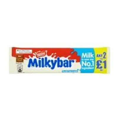 Nestle Milkybar White Chocolate Medium Bar 25g (40 x 25g)