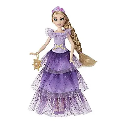 Disney Princess Style Series Rapunzel Fashion Doll, Contemporary Style Dress with Headband, Purs