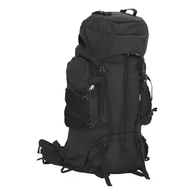 vidaXL Hiking Backpack Lightweight Travel Rucksack Black L Oxford Fabric