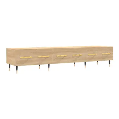 (sonoma oak) vidaXL TV Cabinet TV Unit Media Unit Sideboard TV Stand Black Engineered Wood