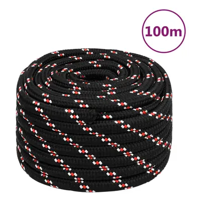 (black and red, mm/ m) Marine Rope Dock Coil Boat Line Polypropylene Rope Multi Sizes Multi Colo