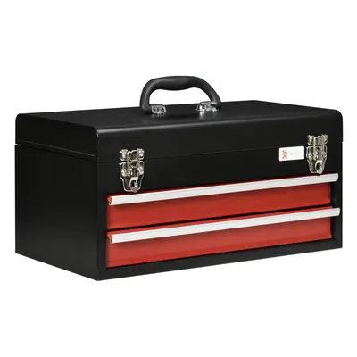 DURHAND Lockable Drawer Tool Chest with Ball Bearing Slide Drawers Black