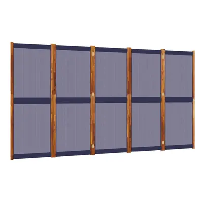 (dark blue, x cm) vidaXL Room Divider Wall Partition Screen Panel Room Separator Privacy Screen