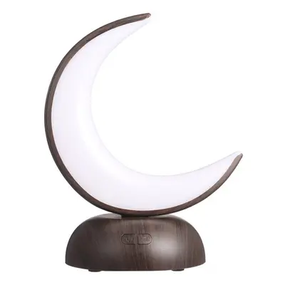 (Brown) Moon Fragrance Night Light Dimmable Bedside Nursing Light Sleeping Lamp Home Aromatherap