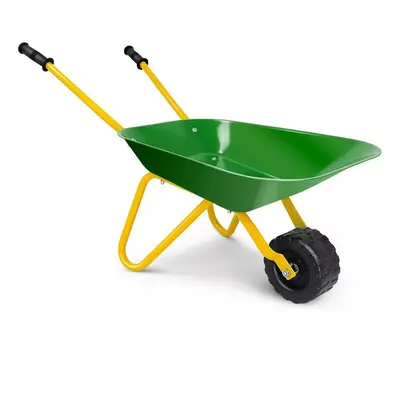 Children Metal Wheelbarrow Kids Ride on Toy Gardening Puncture Proof Tyre