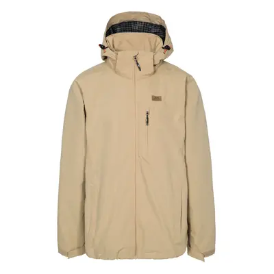 (S, Tan) Trespass Mens Waterproof Jacket With Hood Weir