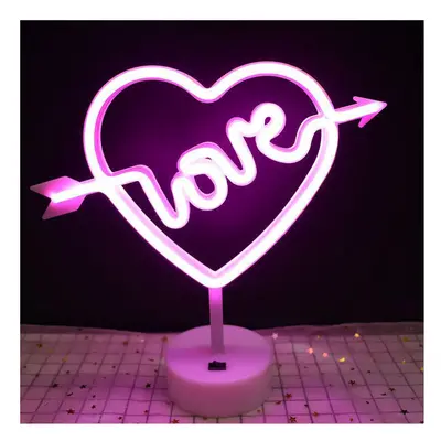 (Love sign light) Upgrade Neon Night Light Rabbit Vibrato Anchor Bigmouth Bird Creative Night Li