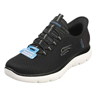 (10) Skechers Summits Vegan Mens Casual Trainers in Black