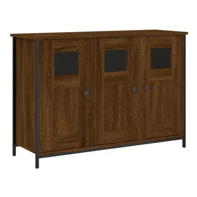 (brown oak) vidaXL Sideboard Storage Cupboard Highboard Home Side Cabinet Engineered Wood