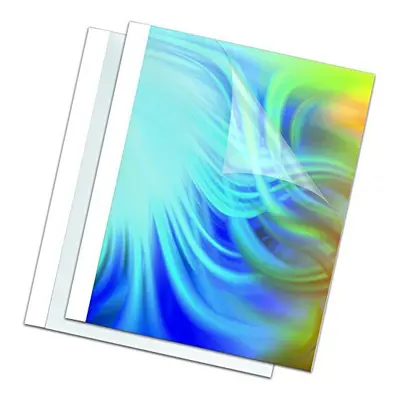 6 mm Thermal BindingPresentation Covers White Pack of