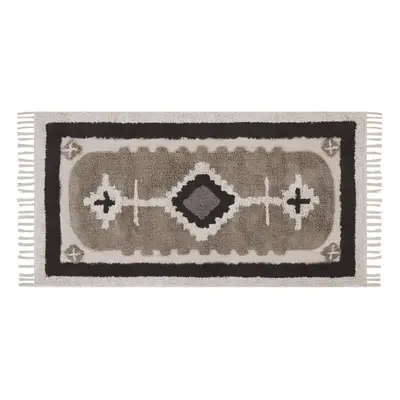 Cotton Area Rug x cm Beige GEYVE