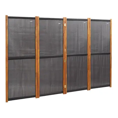 (black, x cm) vidaXL Room Divider Wall Partition Screen Panel Room Separator Privacy Screen