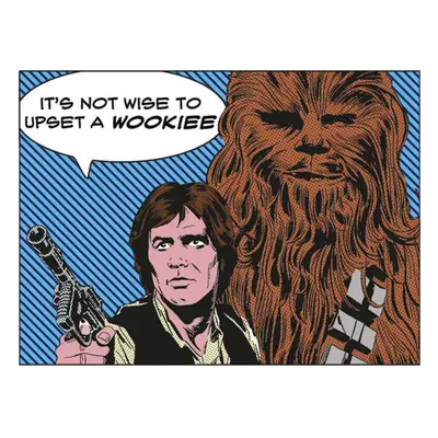 Star Wars It's Not Wise To Upset A Wookiee Canvas Print