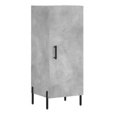 (concrete grey) vidaXL Sideboard Storage Cabinet Side Cabinet Cupboard White Engineered Wood