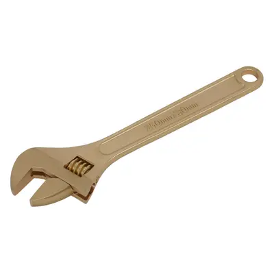 250mm Non-Sparking Adjustable Wrench - 30m Jaw Capacity - Beryllium Copper