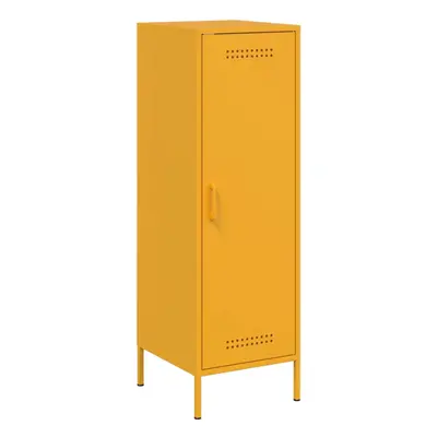 (yellow) vidaXL Highboard Sideboard Cabinet Home Storage Cupboard Anthracite Steel