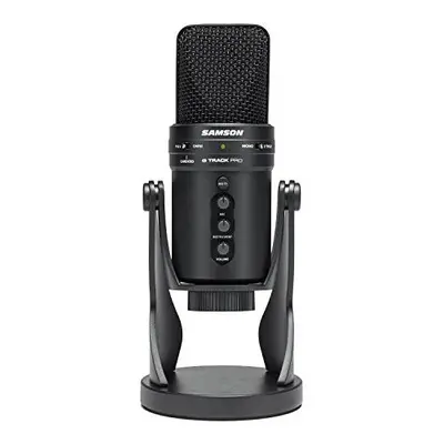 Samson G-Track Pro - Professional USB Microphone with Audio Interface - Black