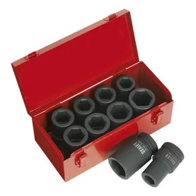 10 Piece PREMIUM Impact Socket Set - 1" Sq Drive - Deep Sockets - High Torque