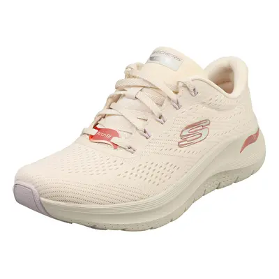 Skechers Arch Fit 2.0 Vegan Womens Fashion Trainers in Natural Multicolour - UK