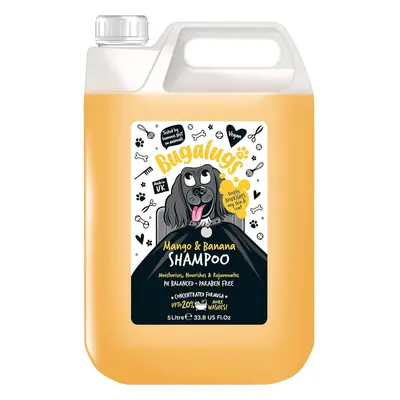 BUGALUGS Dog Shampoo Tropical Mango & Banana dog grooming shampoo products for smelly dogs with 