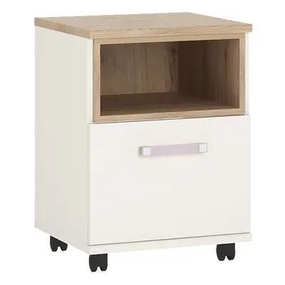 4 KIDS Door Mobile Desk with Lilac Handles