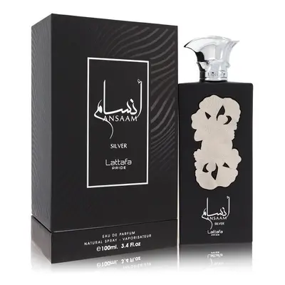 Lattafa Pride Ansaam Silver by Lattafa Eau De Parfum Spray (Unisex) 3.4 oz