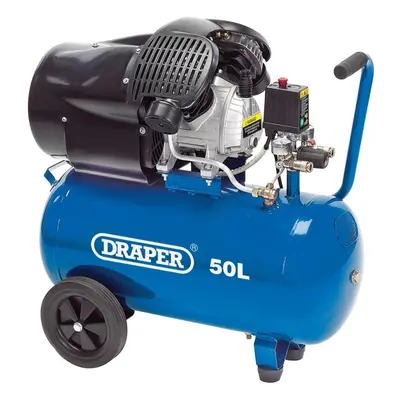 50L Direct Drive V-Twin Air Compressor, 2.2kW/3hp