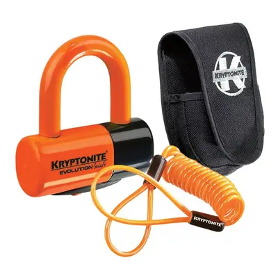 Kryptonite Evolution Premium Pack Lock with Pouch - Orange, Disc