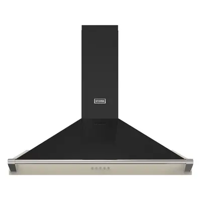 Stoves ST RICHMOND CHIM 100PYR CRM Built In 100cm Speeds Chimney Cooker Hood