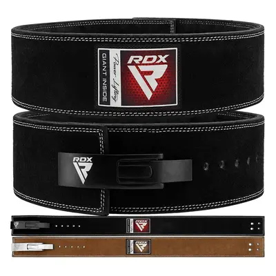 (Black, Medium) RDX Powerlifting Belt for Weight Lifting Gym Belt