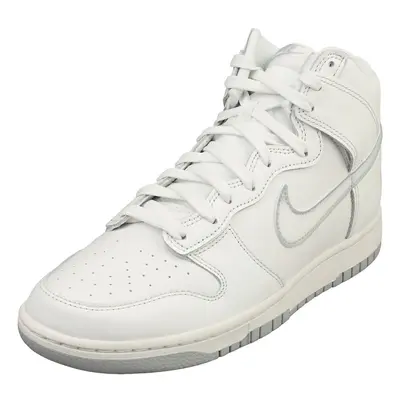 (8.5) Nike Dunk Hi Retro Mens Fashion Trainers in Summit White